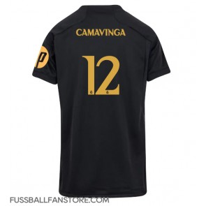 Real Madrid Eduardo Camavinga #12 Replik 3rd trikot Damen 2023-24 Kurzarm